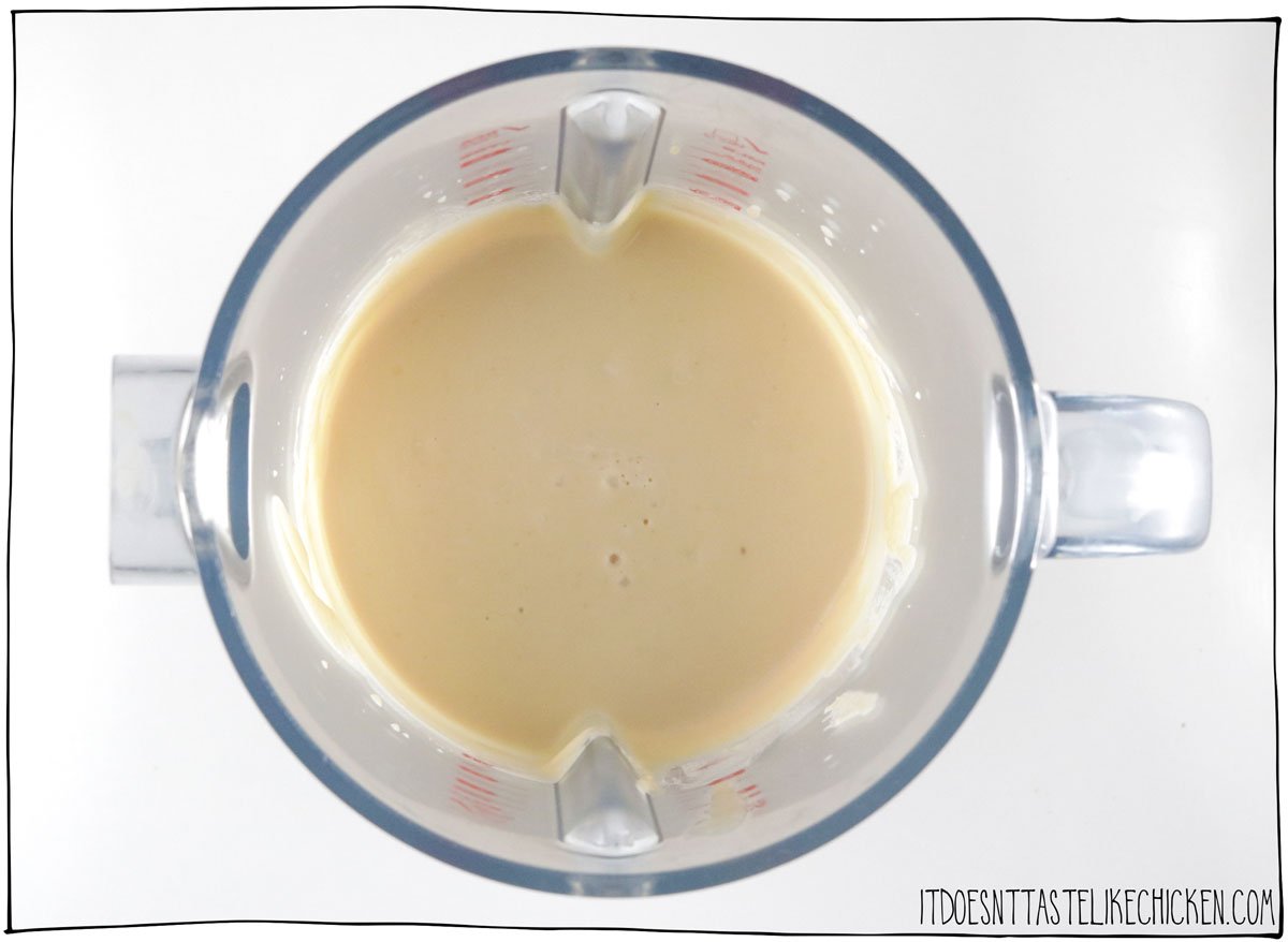 Blend with tahini, lemon juice, garlic, salt, and cumin until smooth and creamy.