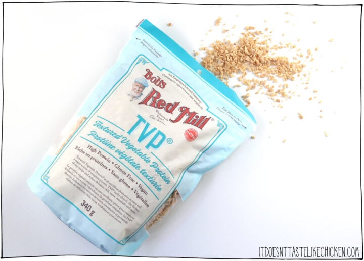 TVP (textured vegetable protein) 