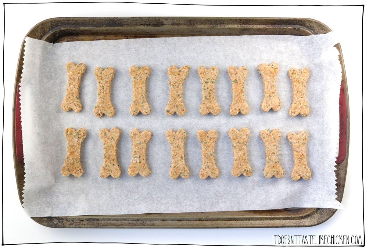 bake for 45 - 60 minutes until dry