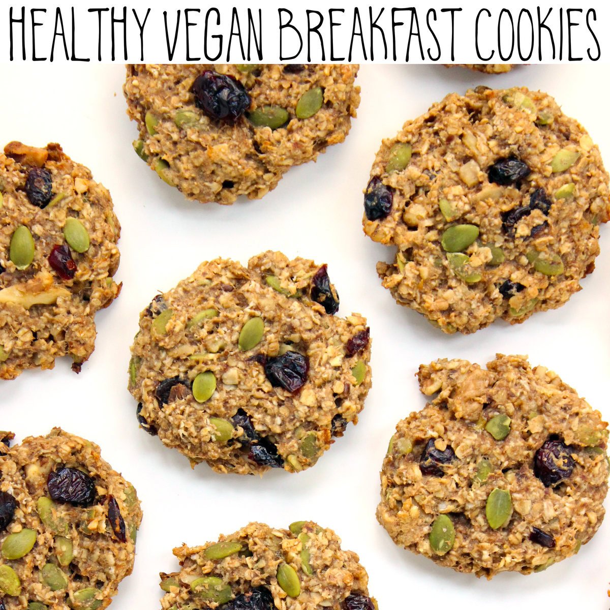 A go-to easy breakfast idea- healthy cookies
