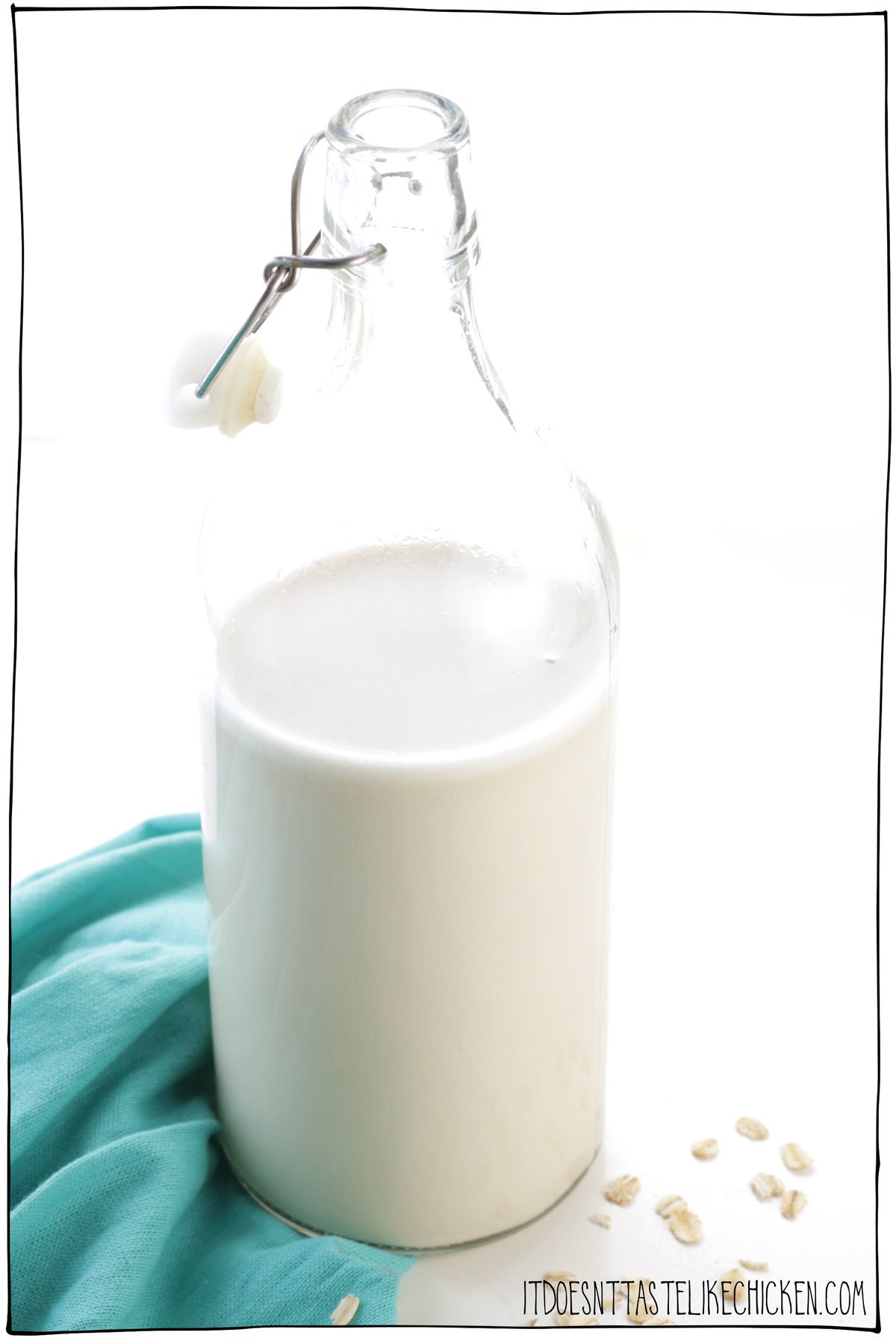 Oat milk is all the rage but purchasing the store-bought brands can be a bit pricey. So if you're trying to save a few bucks, or if you just prefer making things from scratch, try my Homemade Creamy Oat Milk (which includes a secret ingredient that makes it extra creamy)! This oat milk is so easy to make and takes just 5 minutes to whip up. Creamy dreamy goodness is just a blend away!