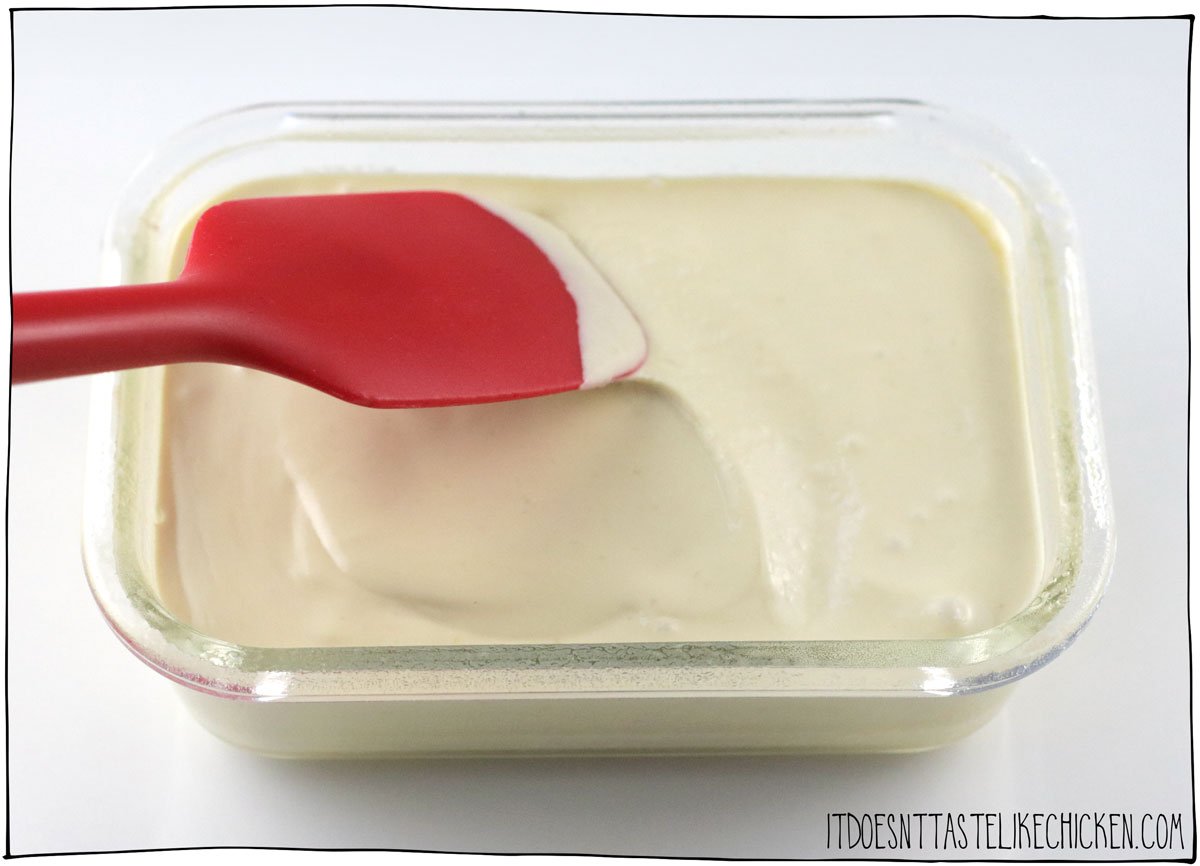 Grease a heat-safe baking dish and pour the parmesan mixture into the prepared dish.