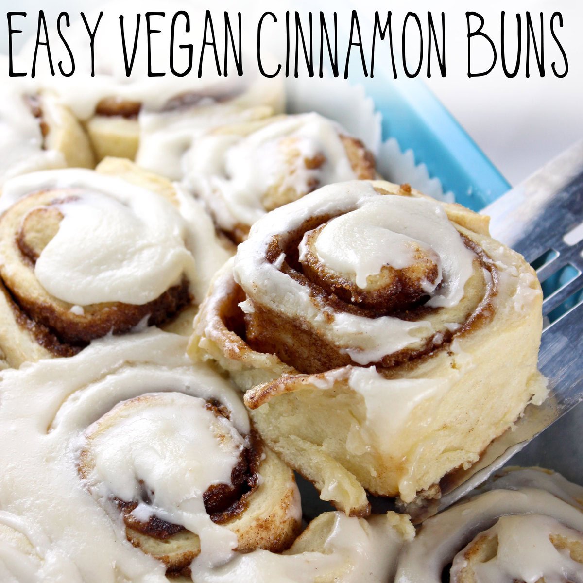 Easy Vegan Cinnamon Buns