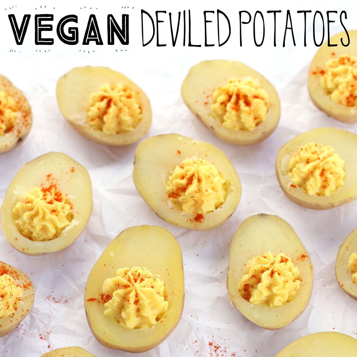 Vegan Deviled Potatoes