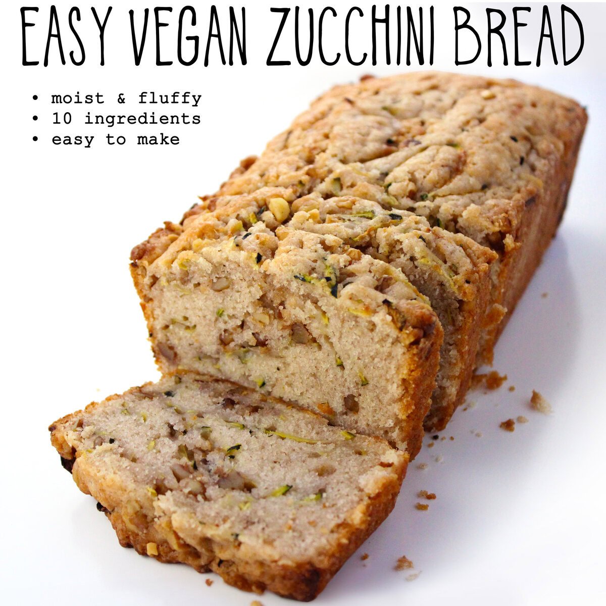 Easy Vegan Zucchini Bread