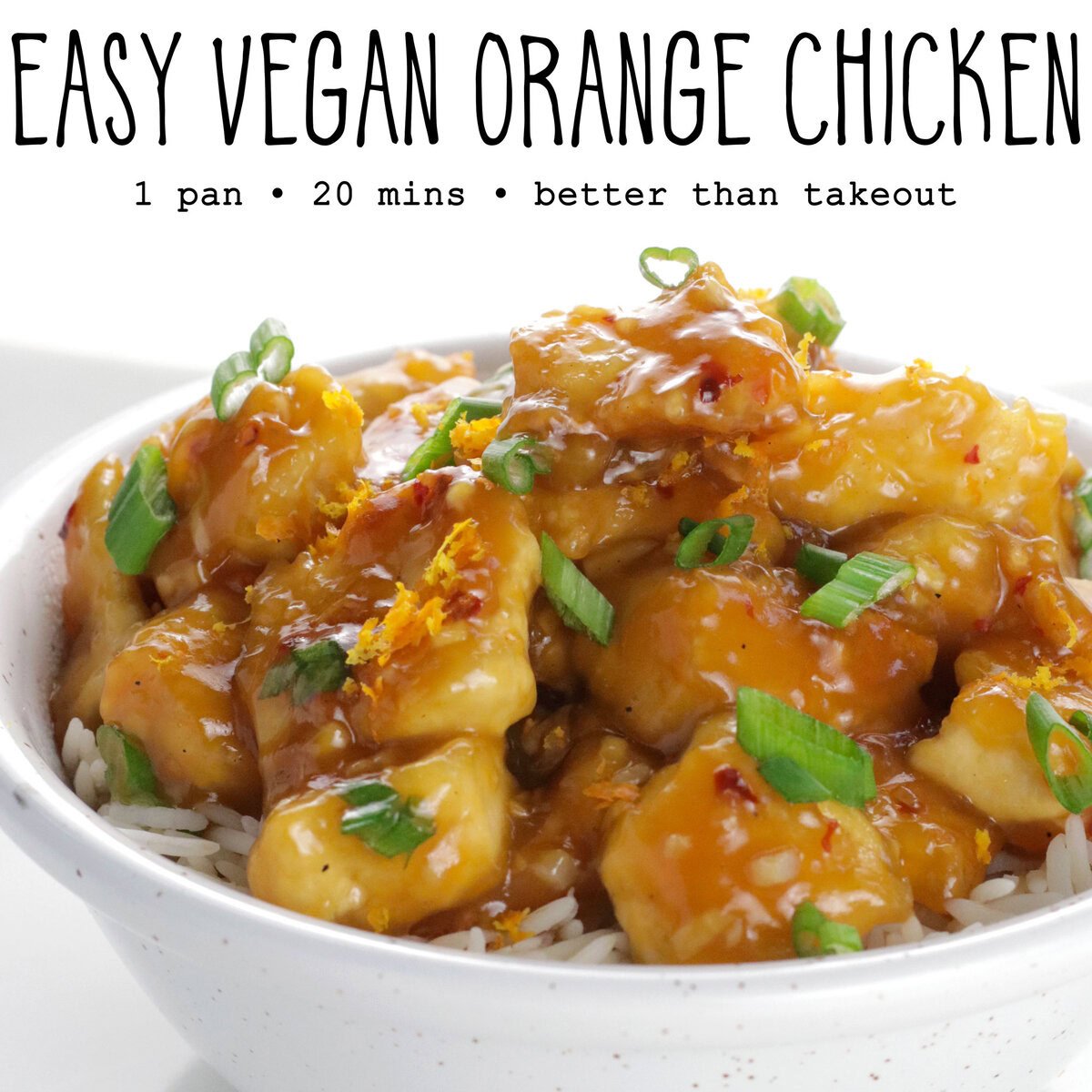 Easy Vegan Orange Chicken