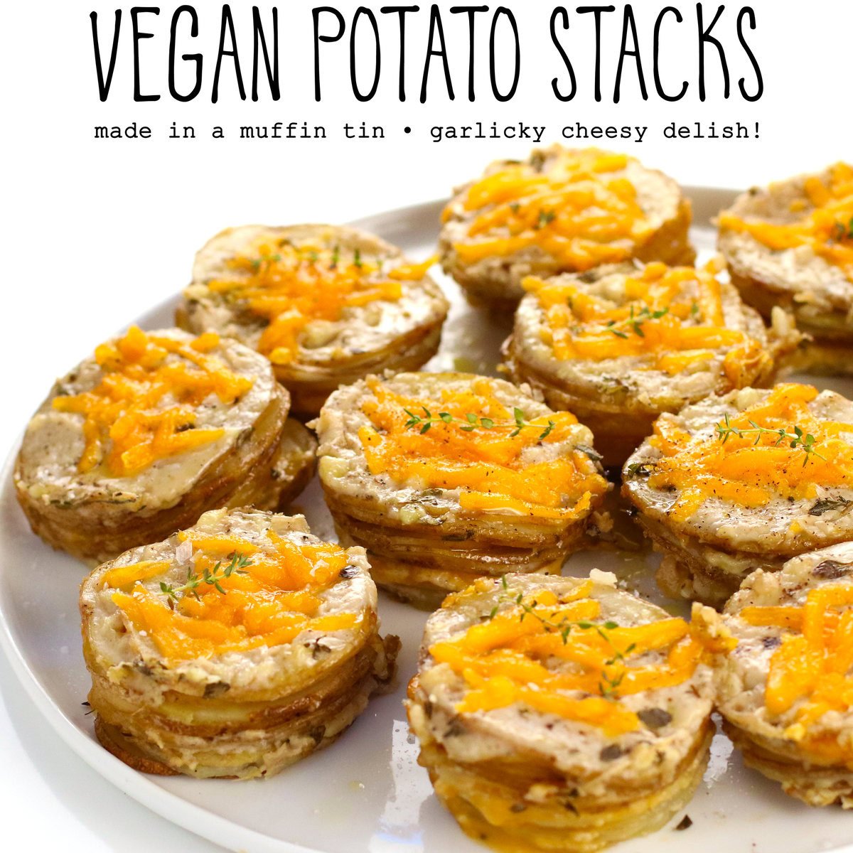 Vegan Potato Stacks