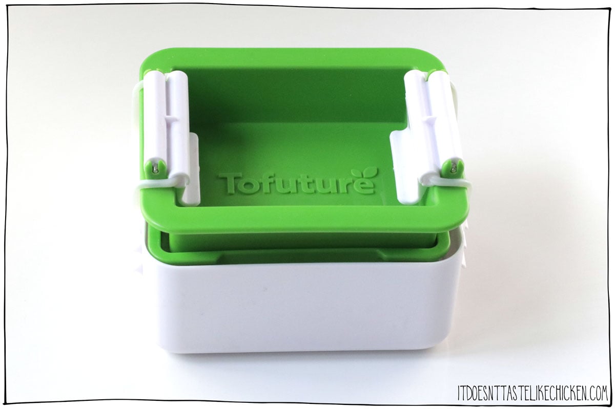 Press the tofu to get out excess water.