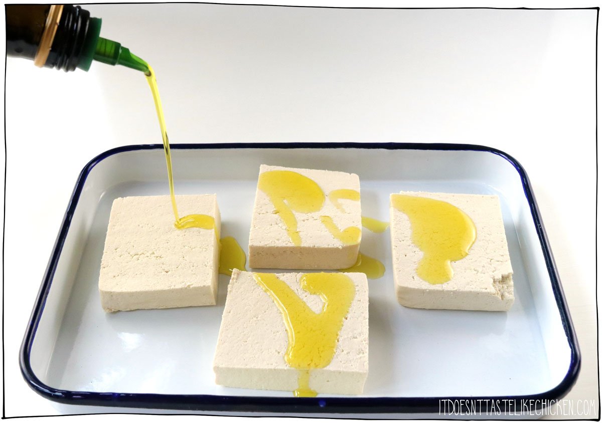 Drizzle with olive oil. 