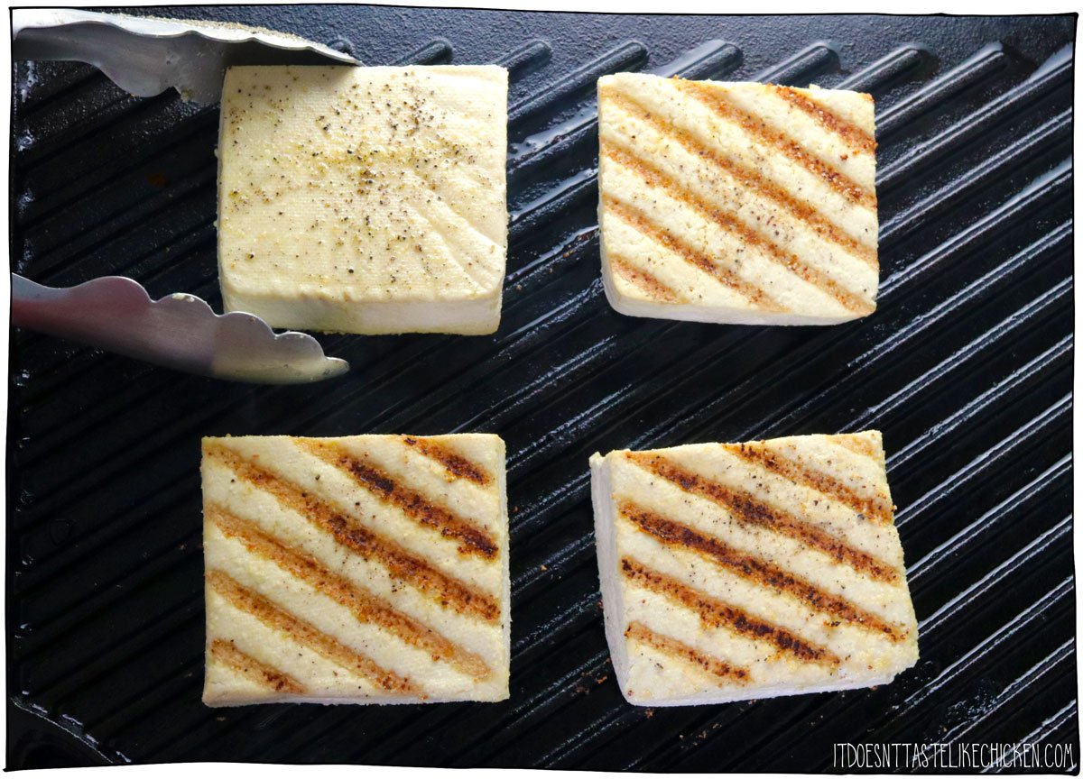 Grill for a few minutes on each side until grill marks form.