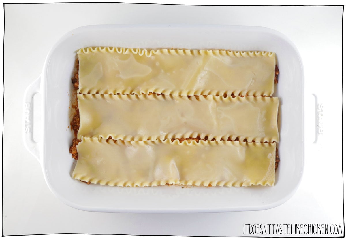 Now add a layer of noodles.