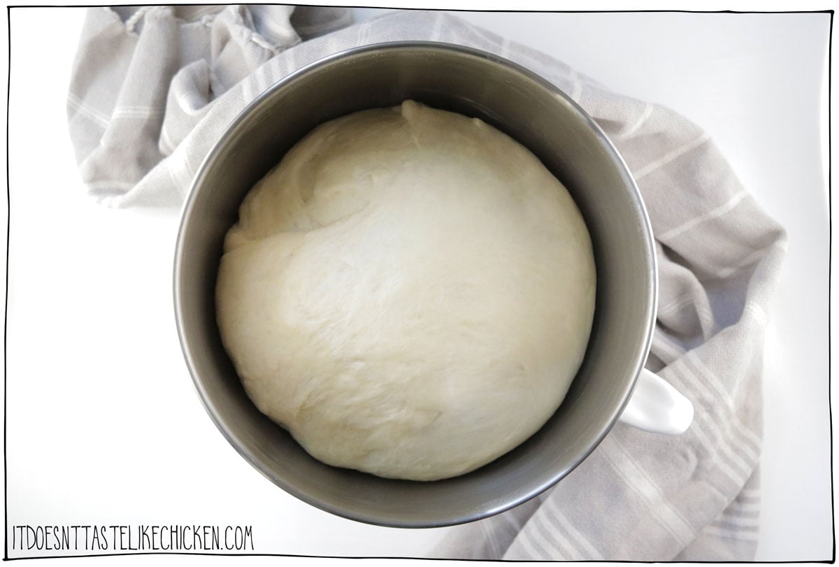 Allow the bread to rise for 1 hour until doubled in size.