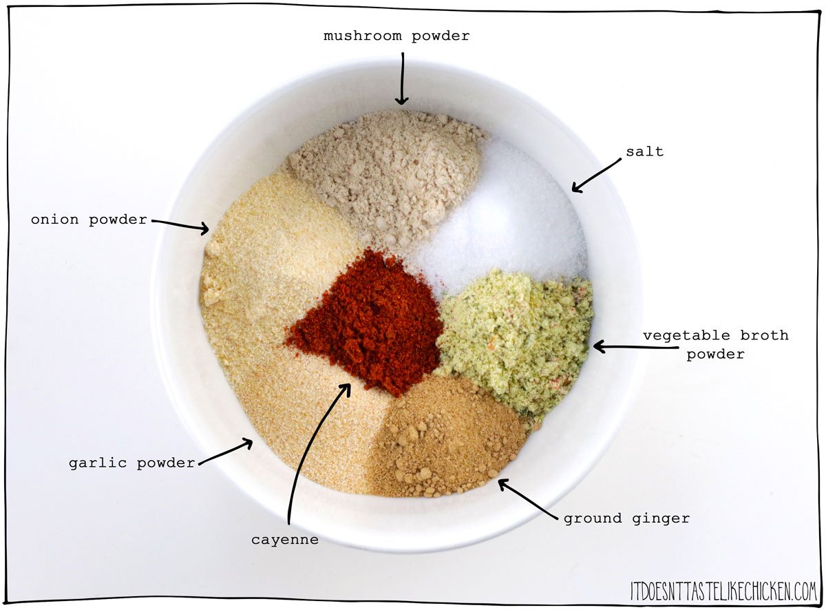 You know those little seasoning packets that come with instant ramen noodles? Well, say goodbye to those mystery ingredients and hello to a healthier, homemade version. Just 7 ingredients and 5 minutes to make, and you have your own Homemade Vegan Ramen Seasoning. Cook some noodles, stir in the seasoning, and top with your favorite veggies and you've got yourself a comforting bowl of ramen that's worlds apart from the store-bought stuff.
